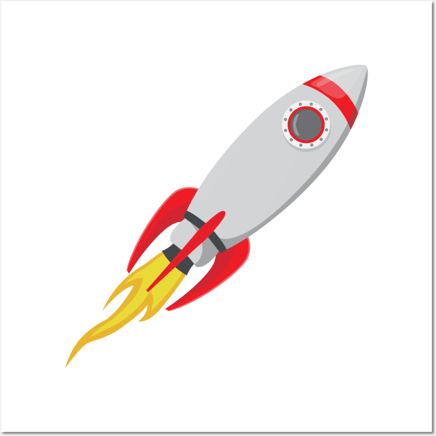 Rocket Wall Art by STARSsoft